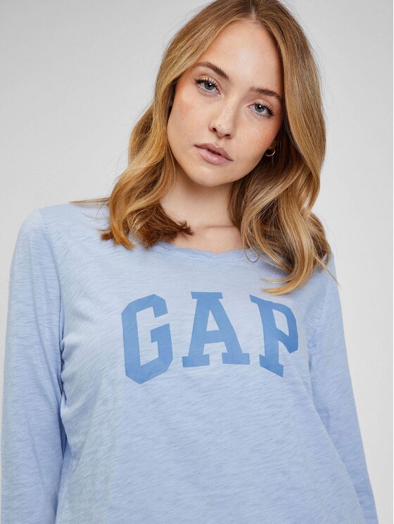 Gap Gap T-Shirt 409451-01 Niebieski Regular Fit