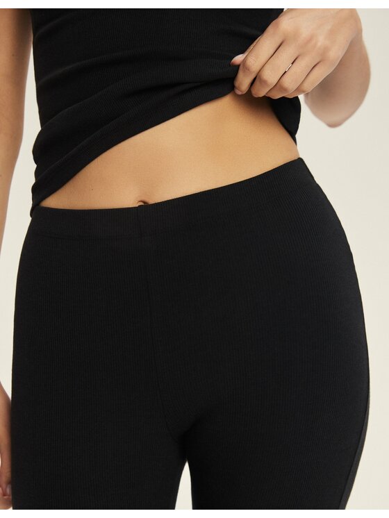 Esotiq Esotiq Legginsy 44253 Czarny Regular Fit