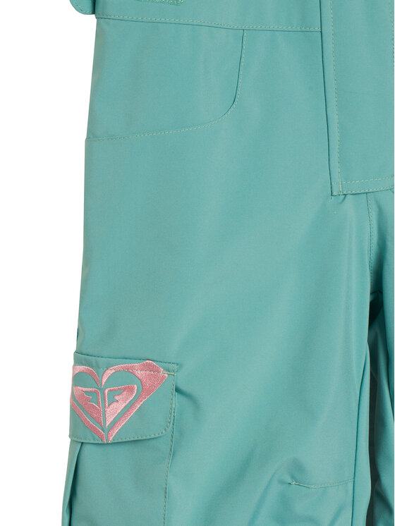 Roxy Roxy Pantaloni da sci Lola ERLTP03012 Verde Regular Fit