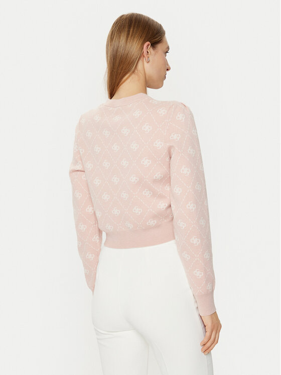 Guess Guess Кардиган W4BR0D Z3JD2 Розов Regular Fit