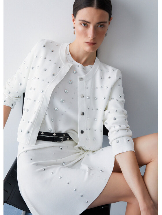 Liu Jo Liu Jo Cardigan WA6090MS55N10701 Bianco Regular Fit