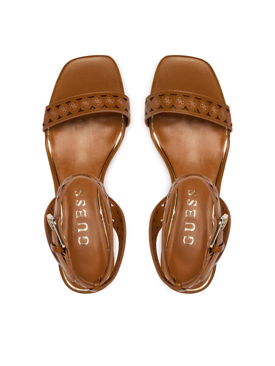 Guess Guess Sandali FLJNE2 LEA03 Marrone chiaro
