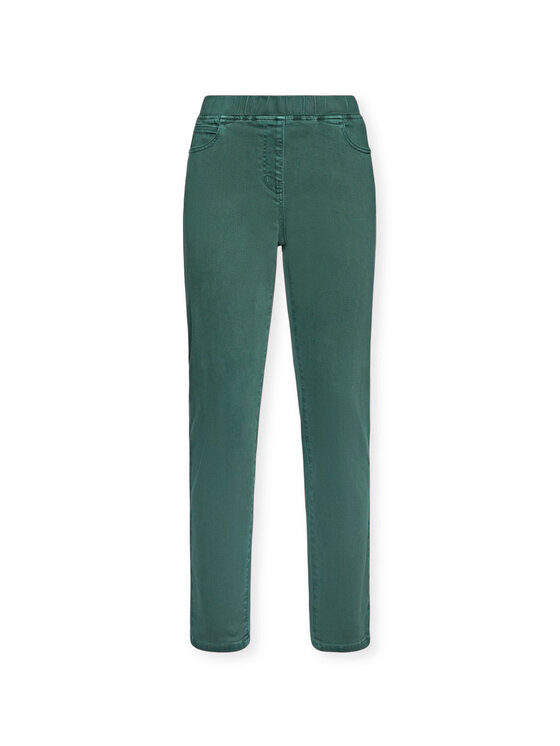 Elena Mirò Elena Mirò Pantaloni di tessuto P152P000343N035 Verde Skin Fit