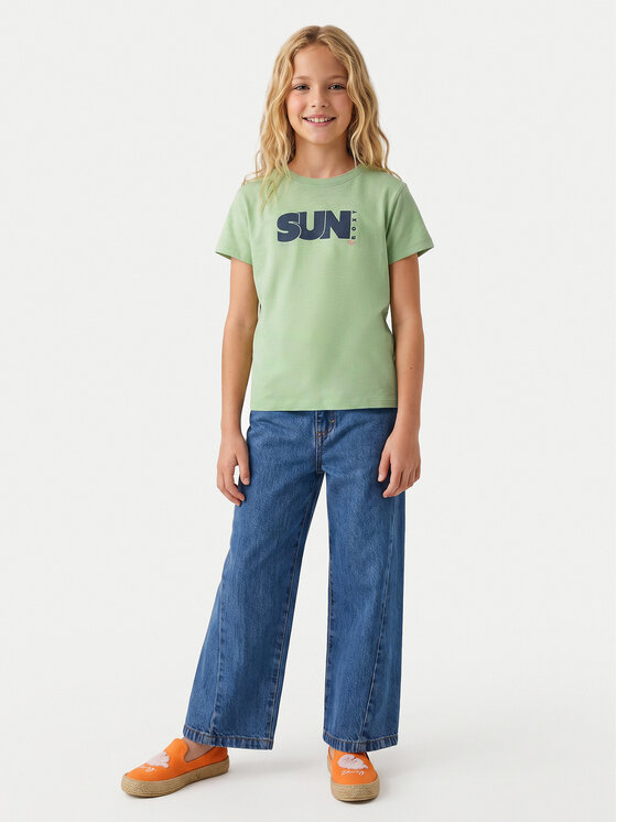 Roxy Roxy T-Shirt Orchid Art ERGZT04142 Grün Regular Fit