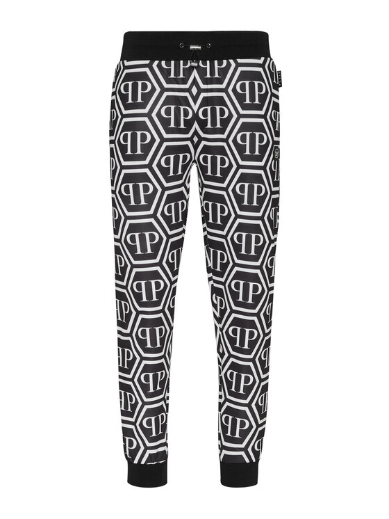 PHILIPP PLEIN PHILIPP PLEIN Spodnie dresowe 20635 Czarny Jogger Fit