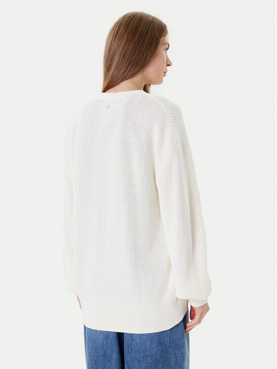 Guess Guess Cardigan W5YR06 Z3OO0 Écru Regular Fit