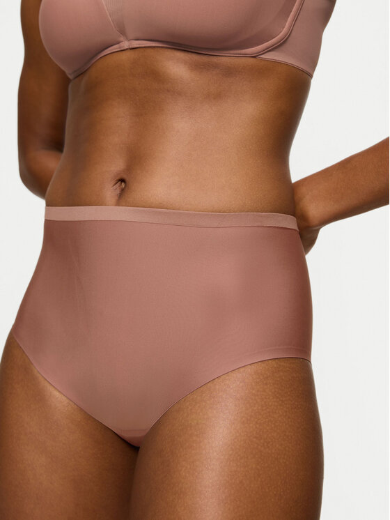 Triumph Triumph Klasické nohavičky s vysokým pásom Shape Smart 10209655 Hnedá