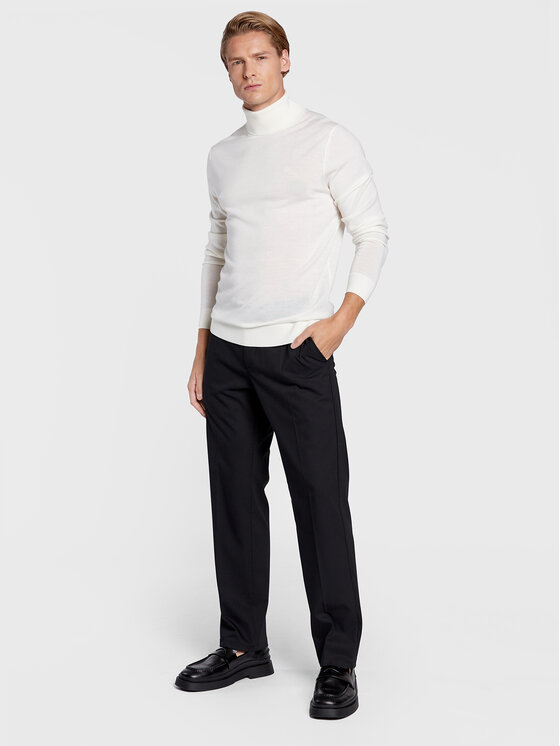 CALVIN KLEIN: Pull homme - Blanc  Pull Calvin Klein K10K110420 en