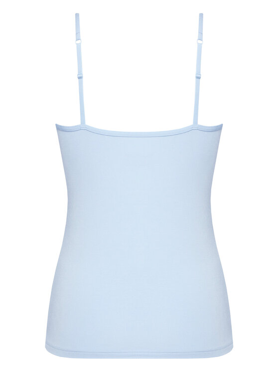Triumph Triumph Top Feel Of Modal 10221654 Světle modrá Slim Fit