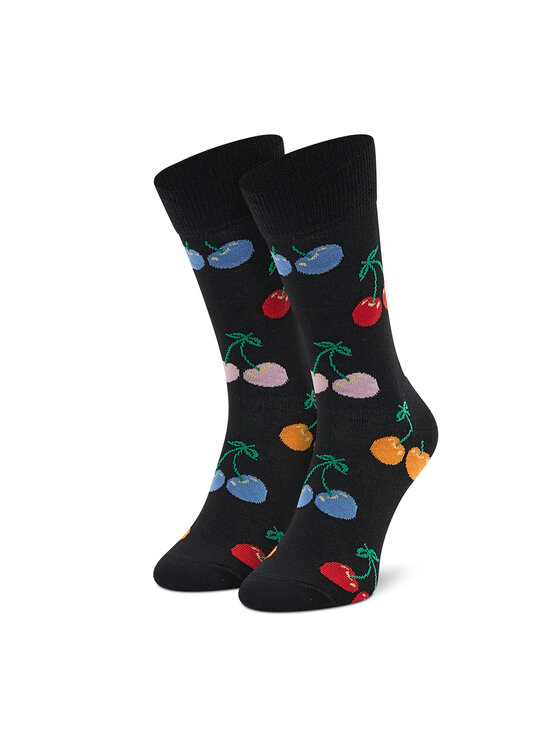 Happy Socks Ilgos Unisex Kojinės CHE01-9050 Juoda