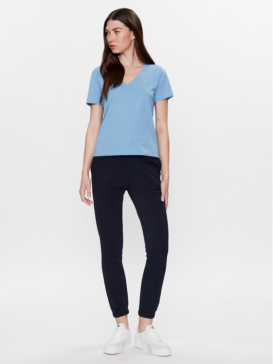 Gant Gant Spodnie dresowe 4200709 Granatowy Regular Fit