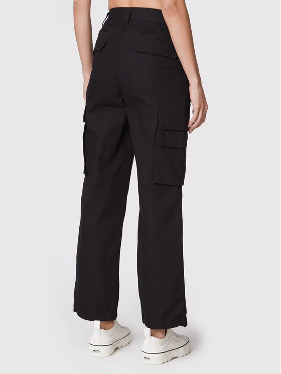 Dickies Dickies Spodnie materiałowe Hooper Bay DK0A4XDIBLK Czarny Regular Fit