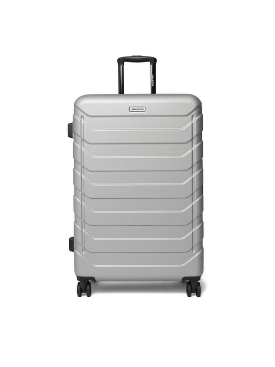 GINO ROSSI Walizka duża CEO-GIN-L-003-05-SILVER Srebrny