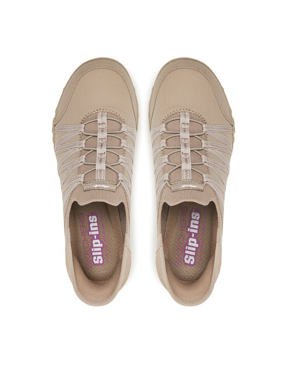 Skechers Skechers Sneakersy Slip-Ins: Breathe Easy - Roll With Me 100593/TPE Beżowy