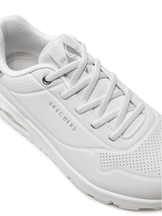 Skechers Skechers Sneakersy Uno Shimmer Away 155196/WSL Biały