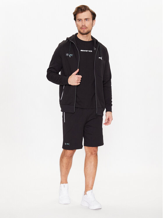 Puma Puma Bluza Mercedes-Amg Petronas Motorsport 538460 Czarny Regular Fit