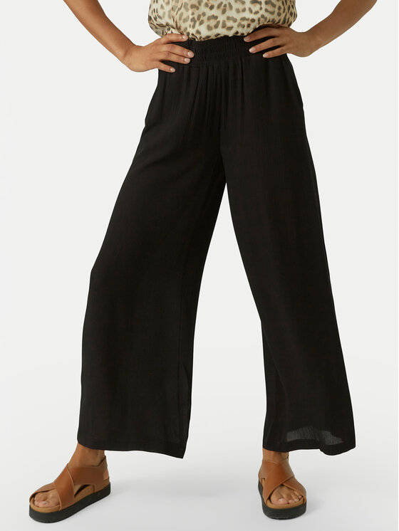 Vero Moda Vero Moda Панталони тип палацо Menny 10282478 Черен Wide Leg