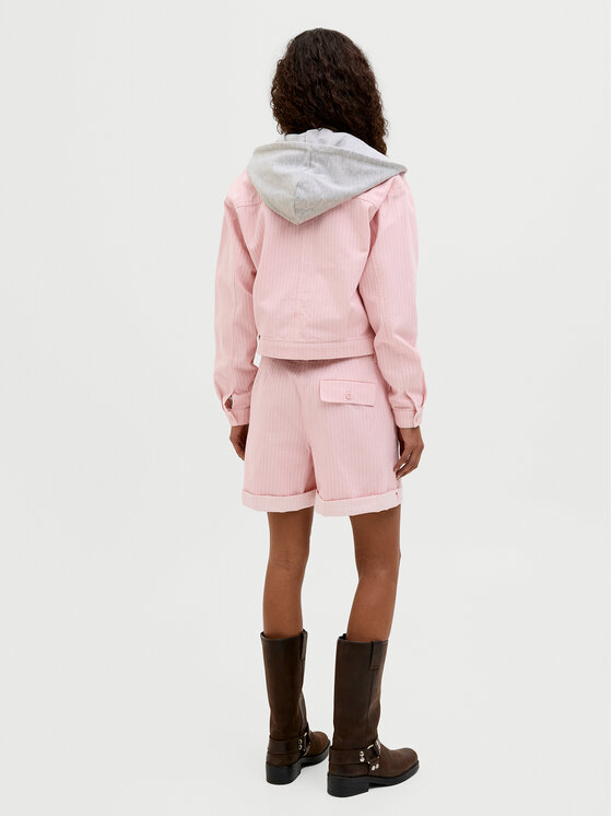 JJXX JJXX Szorty materiałowe Maddy 12253014 Różowy Loose Fit