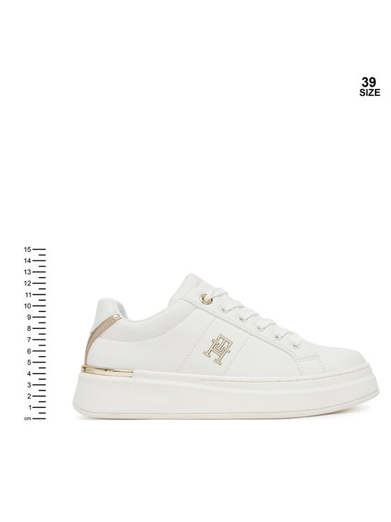 Tommy Hilfiger Tommy Hilfiger Laisvalaikio batai Low Cut Lace-Up T3A9-33985-1355 D Balta