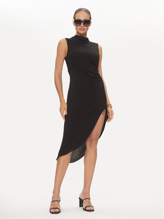 DKNY DKNY Sukienka letnia D2A4B3AR Czarny Regular Fit