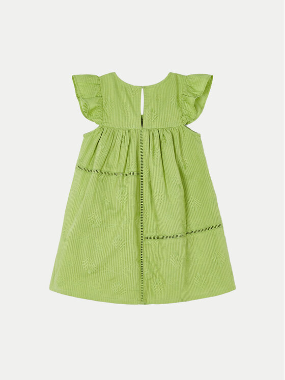 Mayoral Mayoral Vestito estivo 3930 Verde Regular Fit