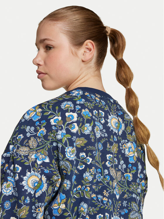 adidas adidas Pulóver Liberty London JX6316 Sötétkék Loose Fit