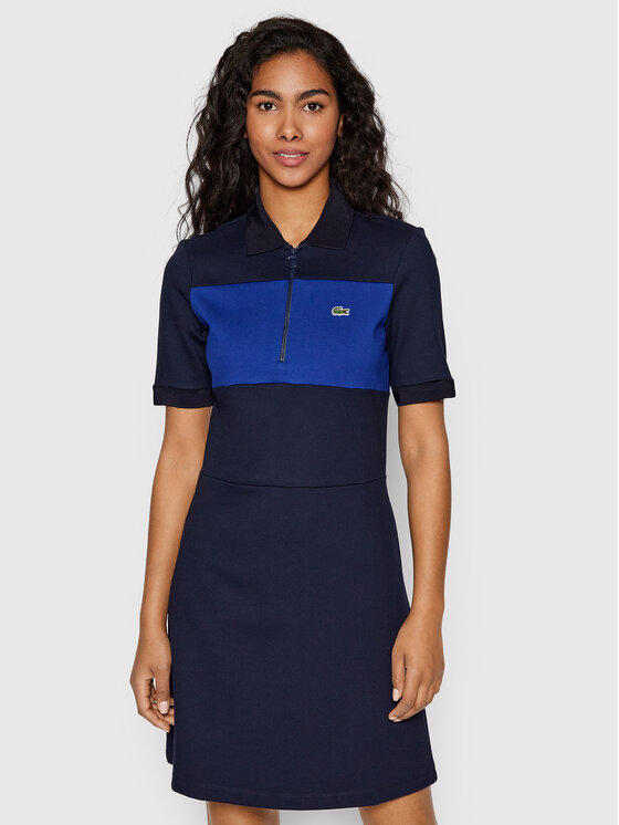 Lacoste Vestito da giorno EF1174 Blu scuro Slim Fit • Modivo.it