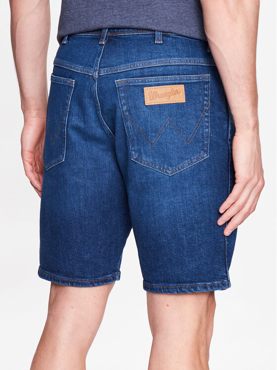 Wrangler Wrangler Pantaloncini di jeans W11CJXY81 112337506 Blu Regular Fit