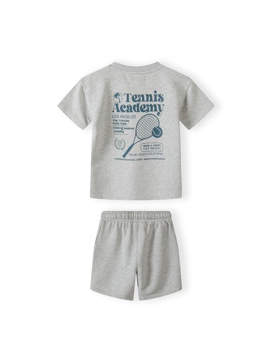 MINOTI MINOTI T-Shirt 23fleece71 Szary Regular Fit