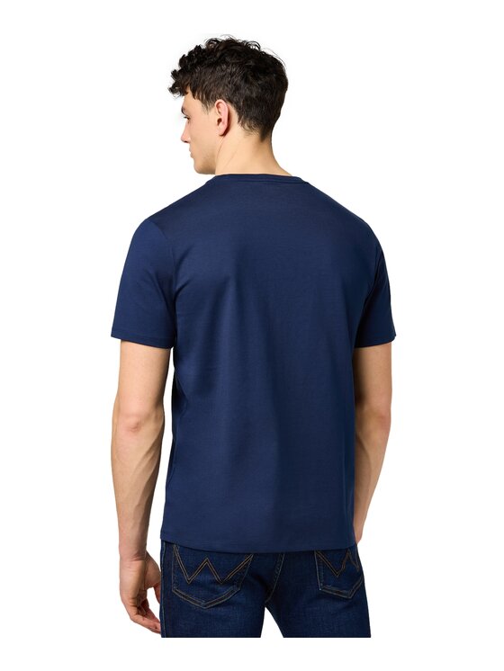 Wrangler Wrangler T-Shirt 112371471 Granatowy Regular Fit