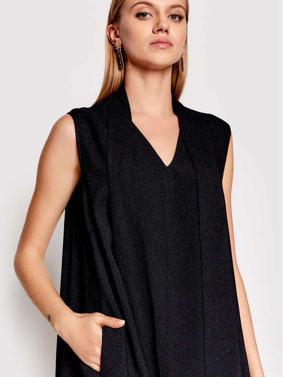 Victoria Victoria Beckham Victoria Victoria Beckham Vsakodnevna obleka 1122WDR003477A Črna Relaxed Fit