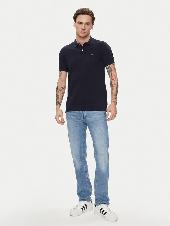 United Colors Of Benetton United Colors Of Benetton Polo majica 3089J3179 Mornarsko modra Regular Fit