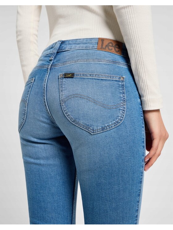 Lee Lee Jeansy Scarlett Niebieski Skinny Fit