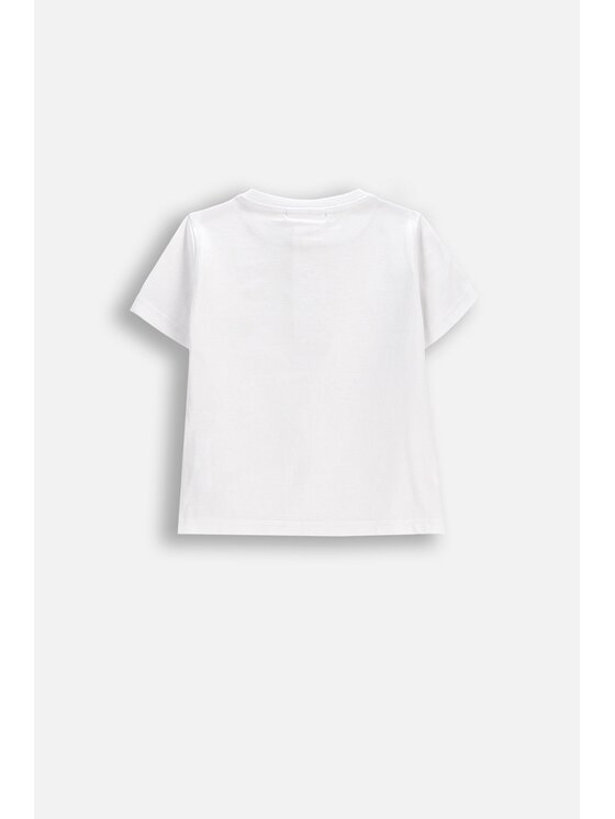 Coccodrillo Coccodrillo T-Shirt WC6143204NBN-001 Biały Regular Fit