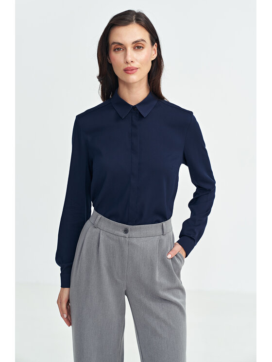 NIFE NIFE Spodnie materiałowe SD104 Szary Relaxed Fit