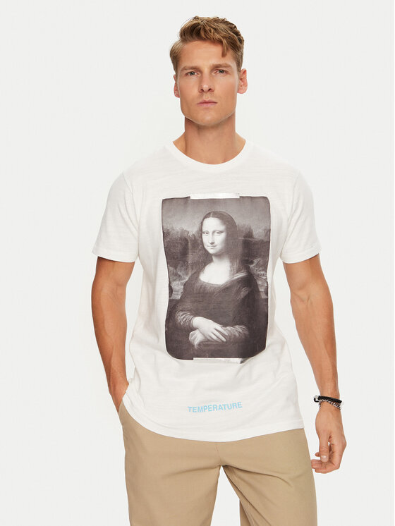 Off-White Off-White Tricou OMAA002G190010170188 Alb Regular Fit