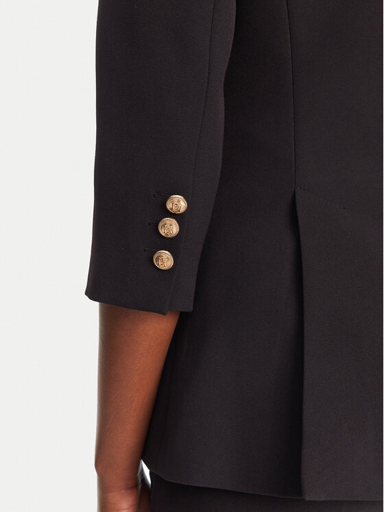Elisabetta Franchi Elisabetta Franchi Zakó GI-164-52E2-V640 Fekete Regular Fit