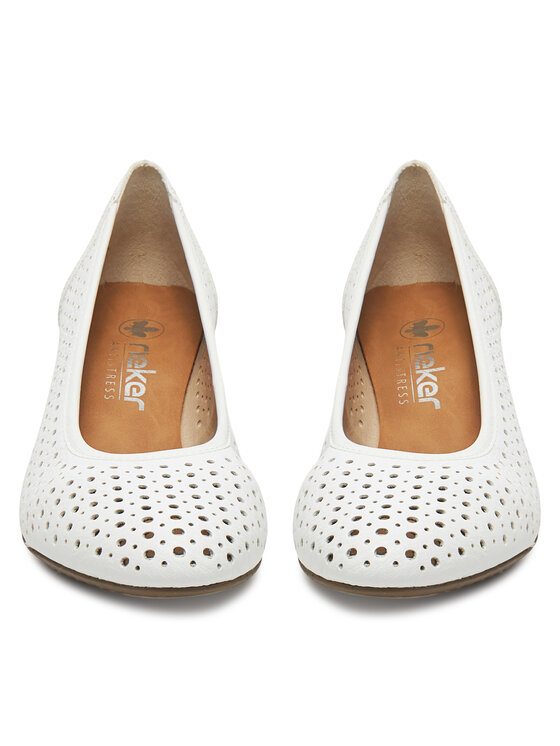 Rieker Rieker Salonarji 41057-80 Bela