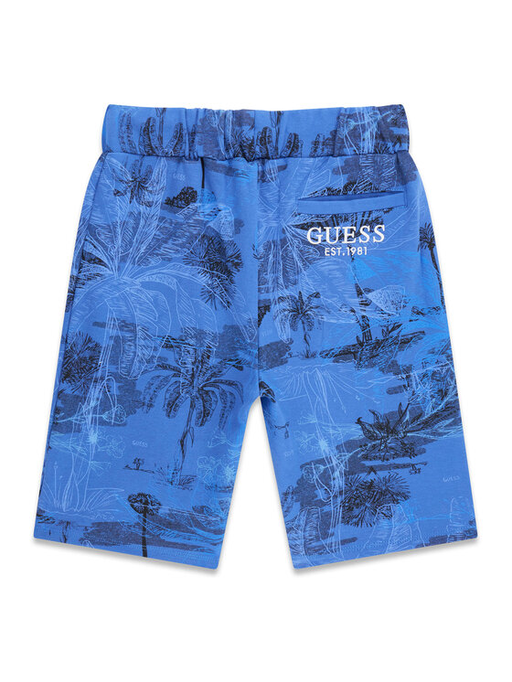 Guess Guess Sportske kratke hlače L6GD09 KA6R4 Plava Regular Fit