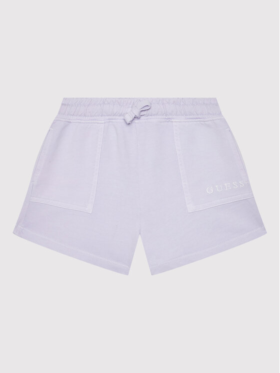 Guess Športové kraťasy J2GD01 KB4O0 Fialová Regular Fit