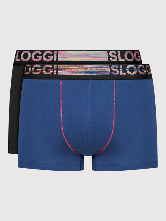Sloggi Sloggi Komplet 2 par bokserek 10211759 Czarny