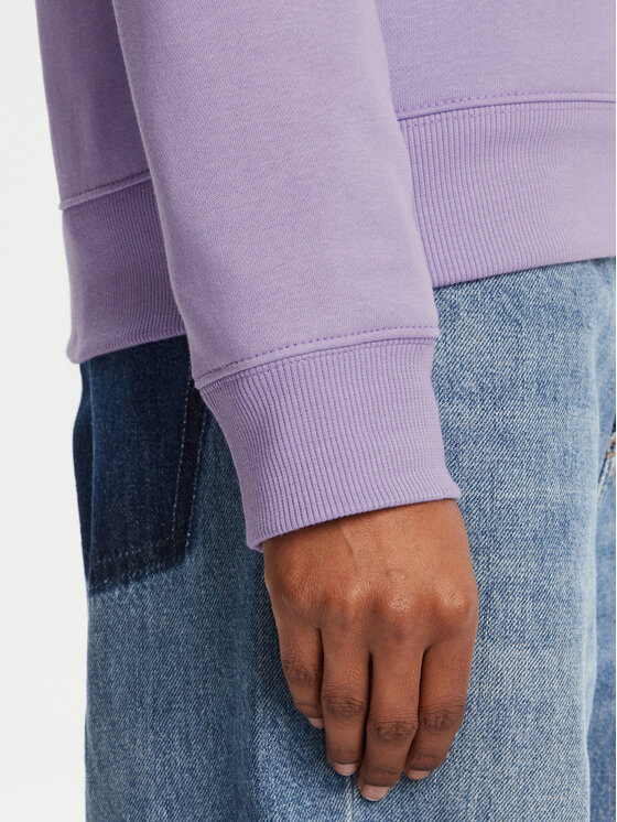 Tommy Jeans Tommy Jeans Felpa Flag DW0DW19959 Viola Regular Fit