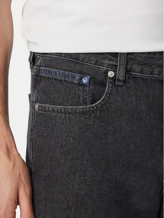 Karl Lagerfeld Jeans Karl Lagerfeld Jeans Szorty jeansowe B2M10077 Szary Straight Fit