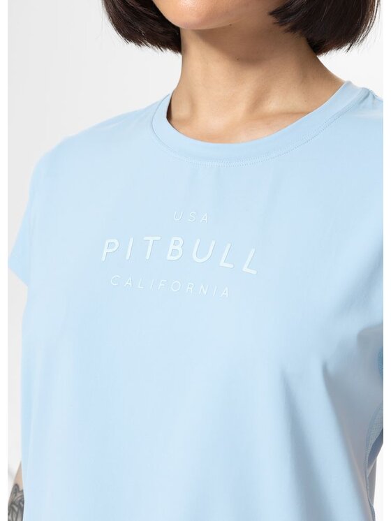 PITBULL PITBULL Koszulka techniczna AVENIDA Niebieski Regular Fit