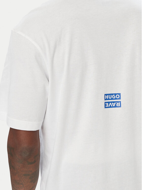 HUGO HUGO T-särk 50570041 Valge Regular Fit