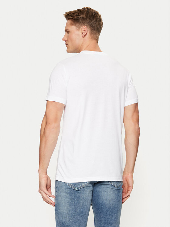 Karl Lagerfeld Jeans Karl Lagerfeld Jeans Póló A1M17112 Fehér Slim Fit