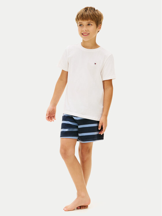 Tommy Hilfiger Tommy Hilfiger Set t-shirt majica﻿ UK0UK00073 Bijela Regular Fit