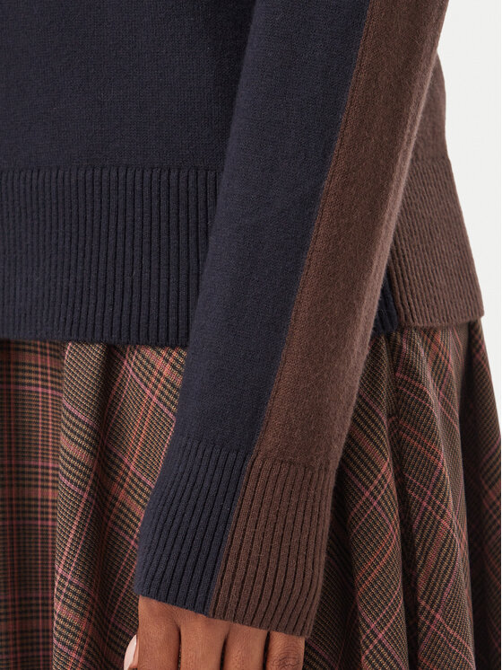 MAX&Co. MAX&Co. Krekls ar augstu apkakli Quadro 2626366023200 Tumši zils Regular Fit