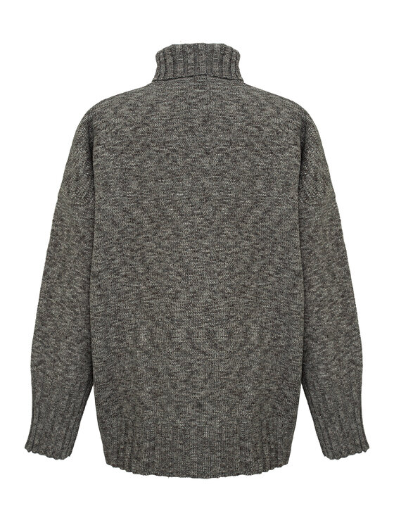 Magda Matyja Magda Matyja Sweter HOLLY SWEATER Szary Loose Fit