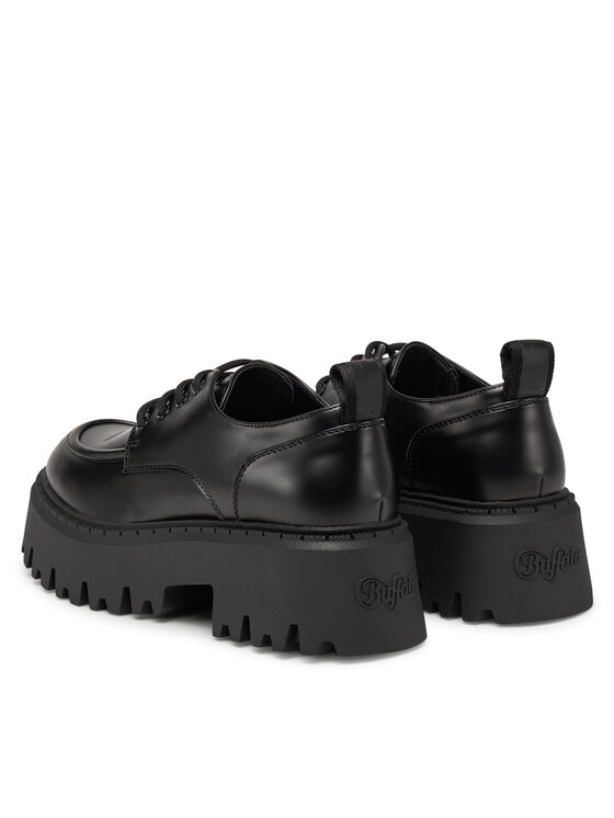 Buffalo Buffalo Oxfordy Aspen Lace Up Lo 1622550 Czarny